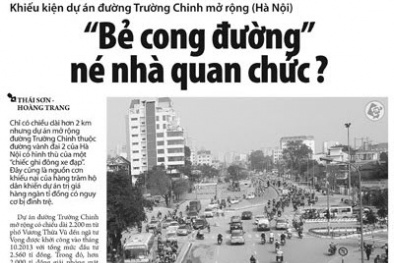 Vì sao đường Trường Chinh bị 'bẻ cong'?